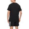 adidas Essentials Single 3-Stripes T-shirt Asia Sizing 'Black' Men's IC9334