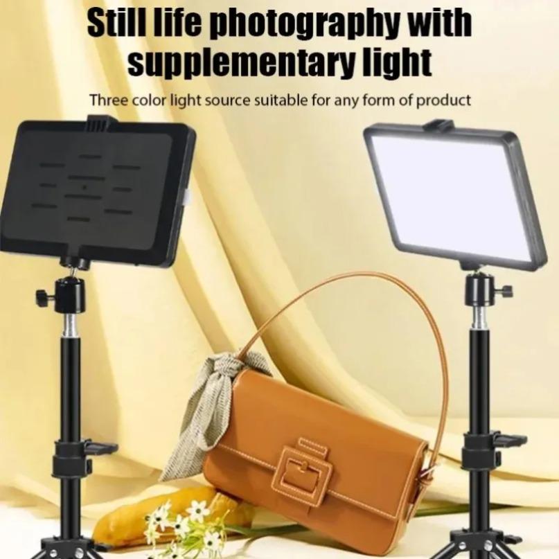 Mini Vlog LED Live Broadcast Fill Light Selfie Fill Lamps Photography Professional Small Desk Lighting Spotlight 4 ColorComes