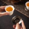 Круглая подставка под чайную чашку из античной латуни в дзен-стиле с узором лотоса, сплав, термостойкая подставка для любителей чая, домашний декор