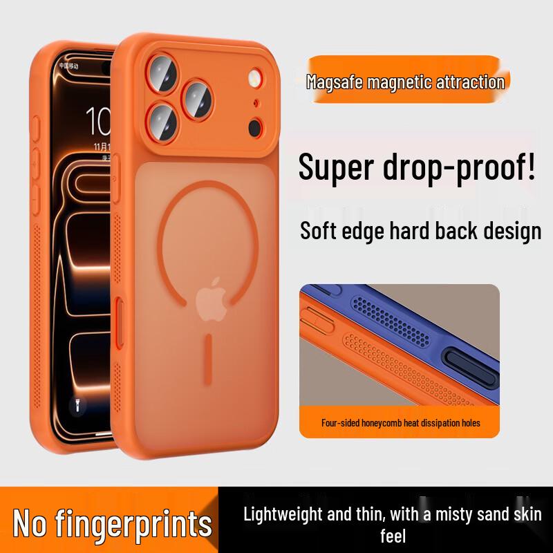 Магнитный матовый полупрозрачный силиконовый чехол для телефона Hongzhuo для iPhone