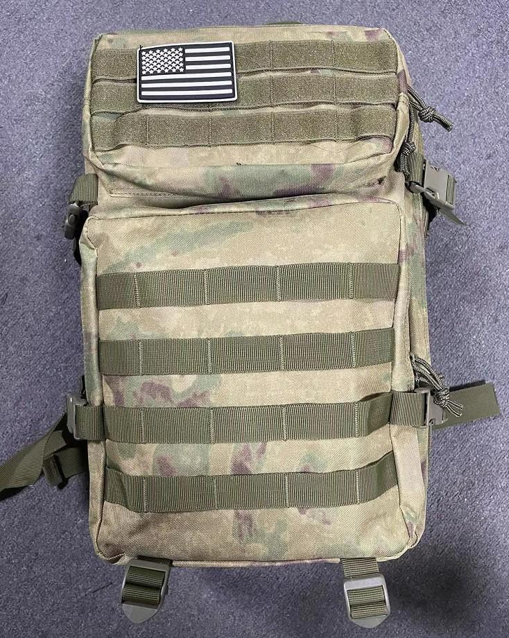 Men's Large Capacity Outdoor Sports Backpack, Water-Resistant, Multifunctional, 45L