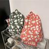 Portable Cow Pattern Student Backpack Nylon Large Capacity Teenage Bookbag Wear Resistant Travel Backpack Students