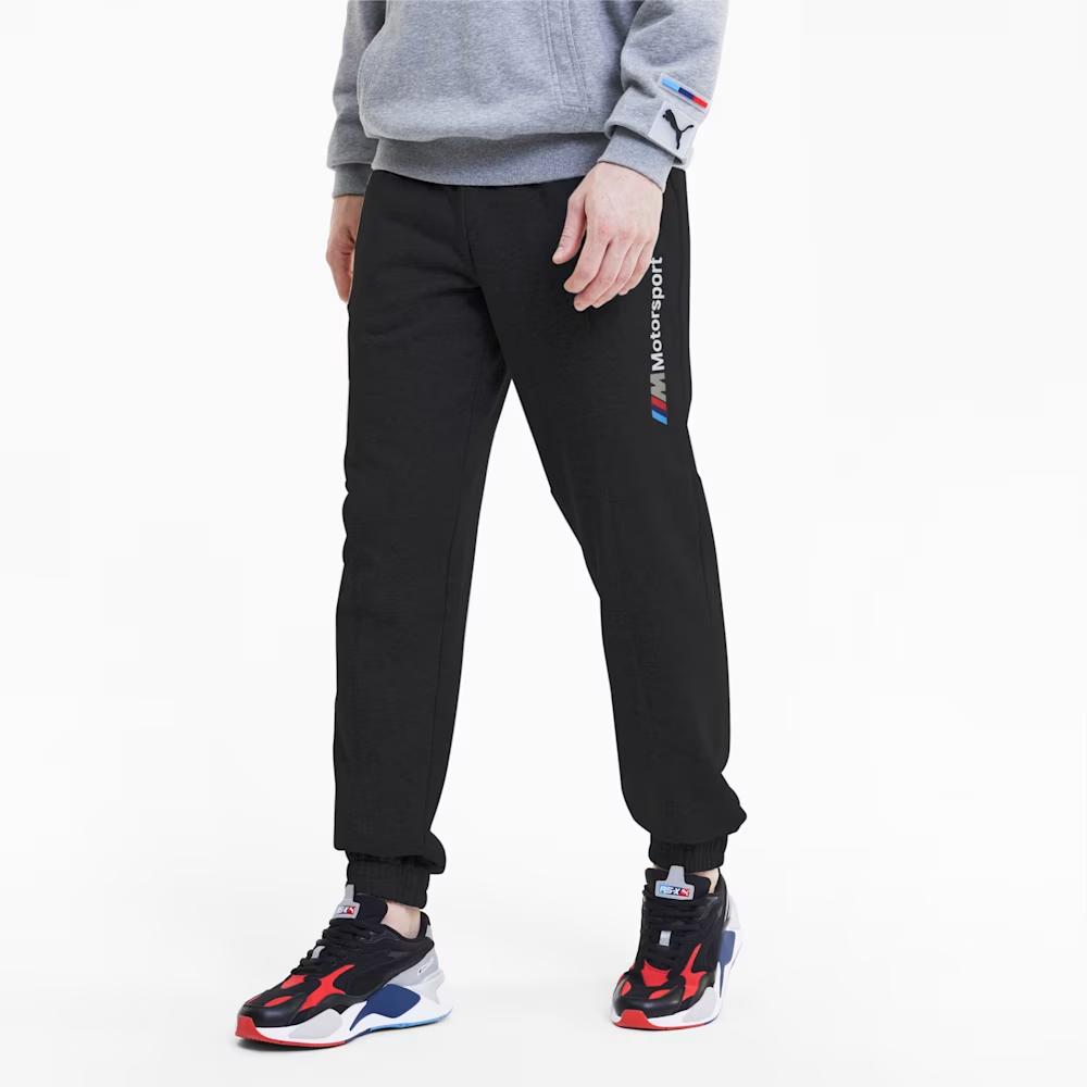 Puma X Коллаборация BMW Спортивный стиль жизни Серия Свободные Удобные Мягкие Теплые Повседневные Брюки Мужские брюки Черный 597973-01