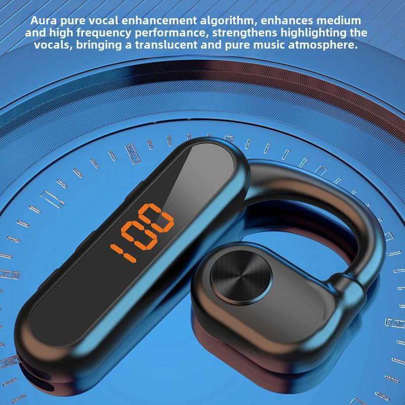 Air Conduction Wireless Bluetooth Headphone Ultra-long Life Without Ear Bone Conduction Ear Pendant Talking Motion