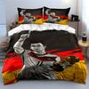 Soccer player holding trophy. Bedding sets Duvet cover sets Duvet covers Pillowcases(1 * Duvet Cover 2 * Pillowcases without duvet insert)