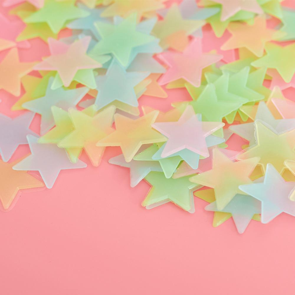 DIY Glow Wall Stickers Glow In The Dark Luminous Stars Wall Sticker  Bedroom Ceiling Livingroom