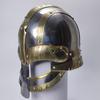 Vendal Mendulsaa Sca Larp , Viking Helmet, Medieval Templar Knight Crusader Armor, Viking Lerp Warrior Helmet, Steel  Brass Helmet