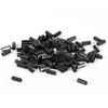 100pcs M2 M3 M4 Plastic Nylon Hex Male Female Female Spacer Round Head Screw Nut