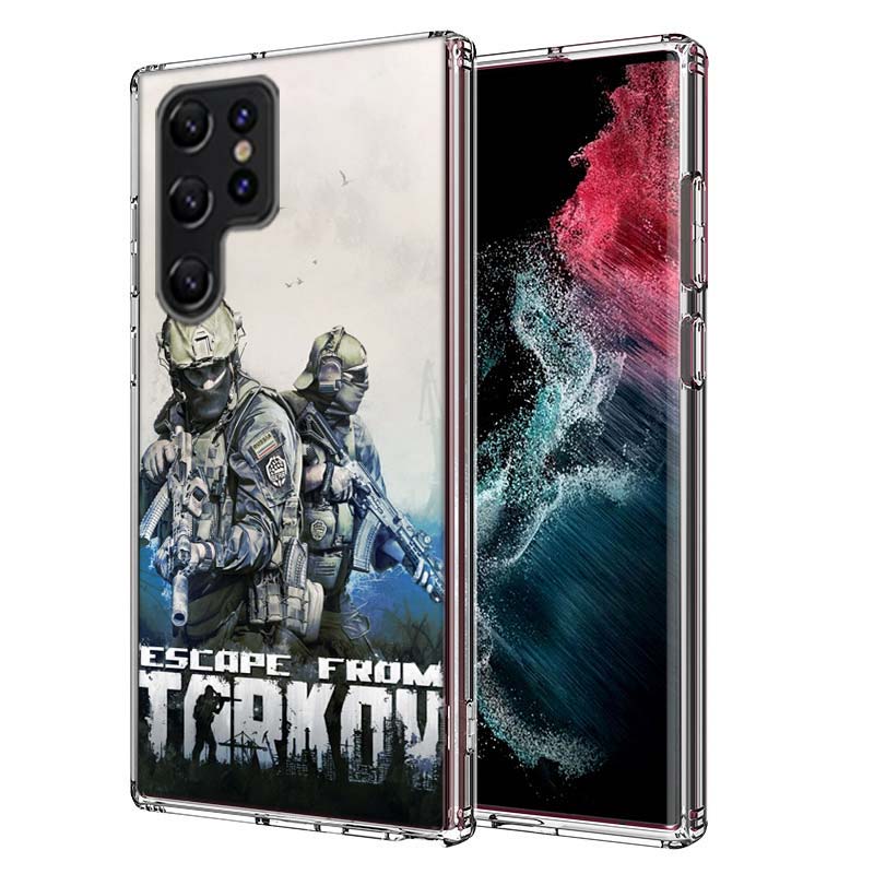 Чехол для телефона Capa из Escape From Tarkov для Samsung S26 Ultra S25 Edge Galaxy S23 S21 S20 S24 FE S22 S10 Plus Прозрачный корпус из ТПУ C