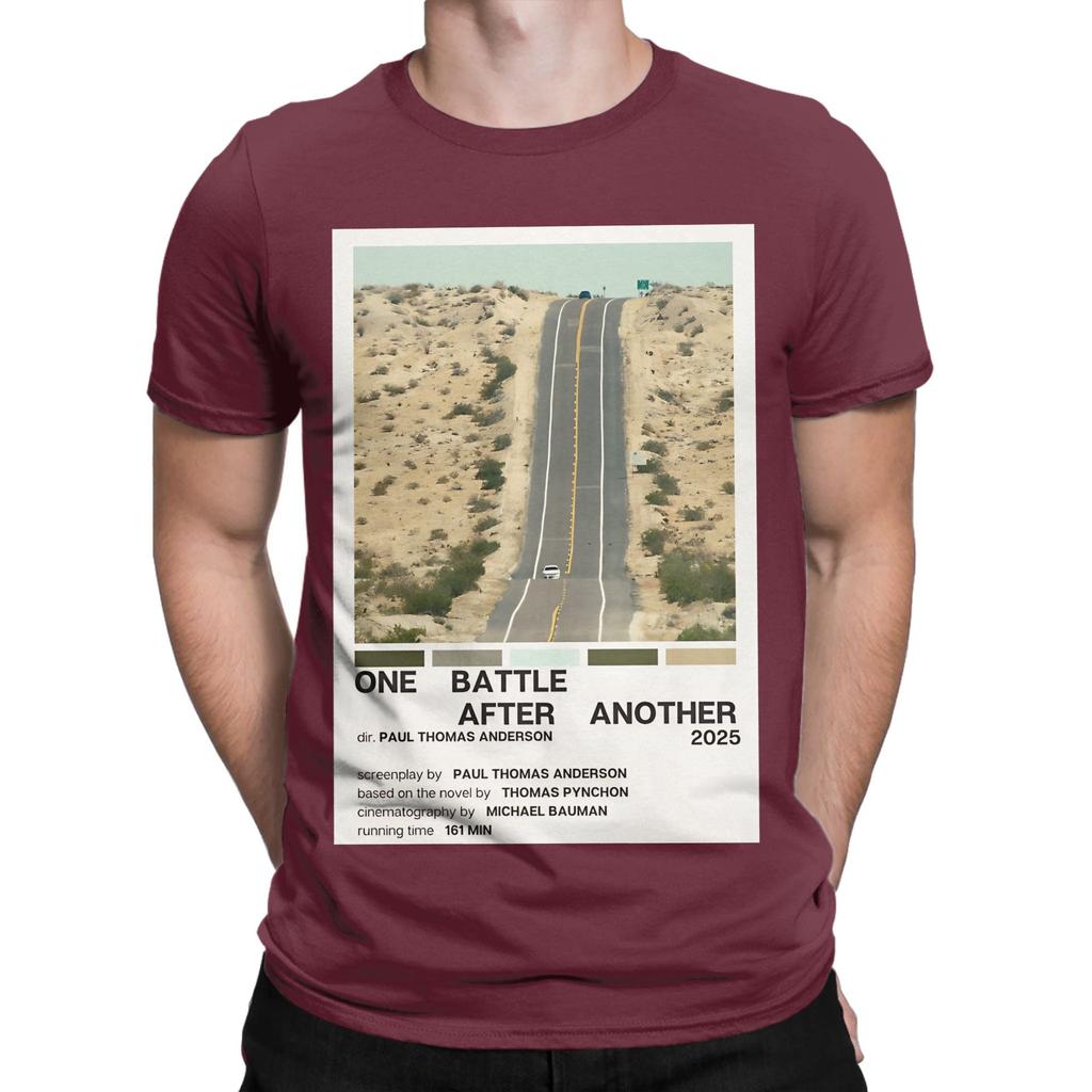 One Battle After Another Movie Poster Graphic 100 Cotton TShirt One Battle After Another Tees Tops For Unisex