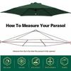 6/8 Rib Patio Umbrella Surface Polyester Sunshade Cloth Umbrella Surface Cloth  Patio Sun Umbrella