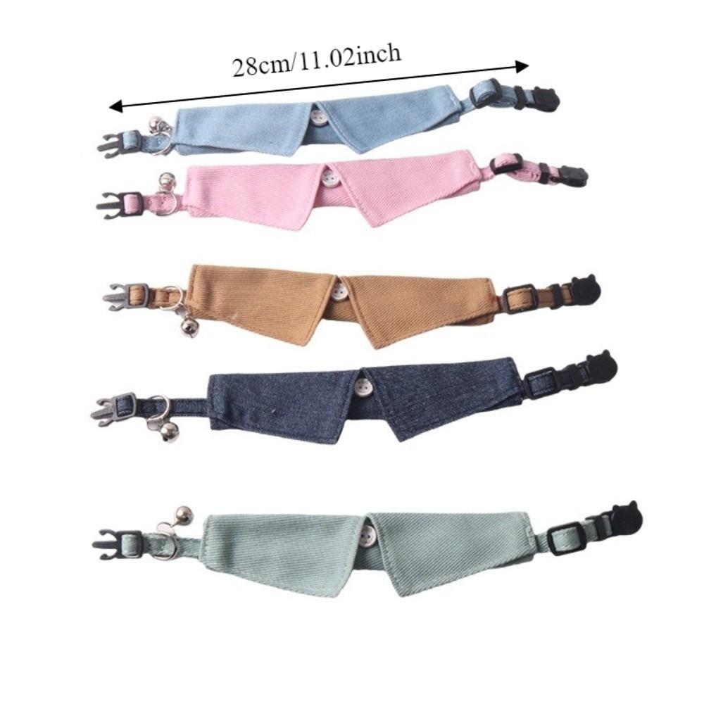 Adjustable Cat Dress Collar Soft Comfortable Pet Tie Skin Friendly Puppy Choker  Daily Wear