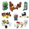 Нетоксичные Moc Кирпичи Офисная Мебель Чайная Культура Стол Столик Напитки Вино Образовательные Строительные Блоки Модель Города Детские Игрушки Подарки