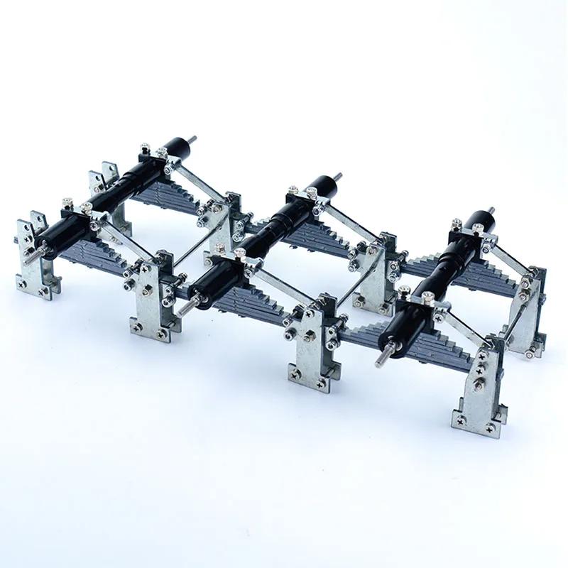 Stainless Steel 2/3 Axis Balance Suspension Kit Steel Plate Trailer for 1/14 Tamiya RC Dump Truck SCANIA 770S VOLVO FH16XL Car