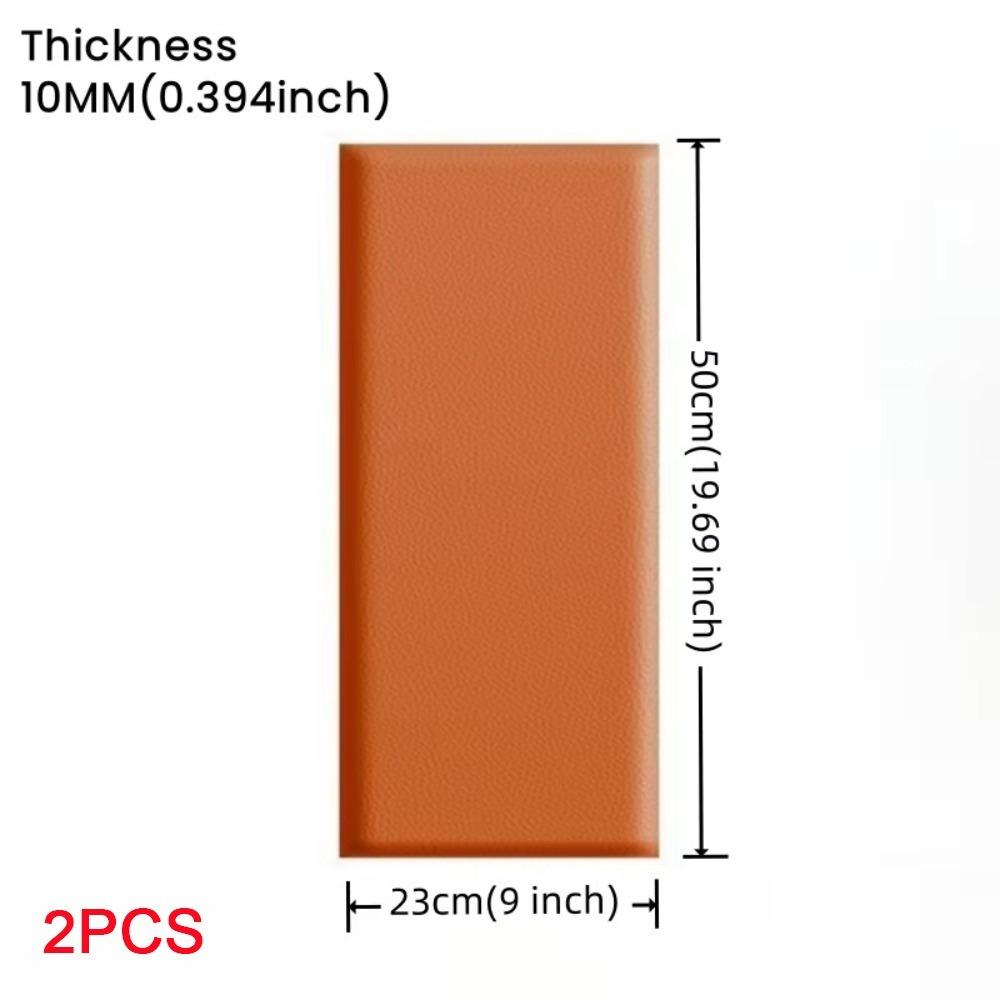 2 шт. Самоклеящиеся 3D Настенные Наклейки Кожаные Мягкие Стеновые Панели Защита Дома