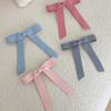 ФАНТАСТИЧЕСКАЯ ПЛАНЕТА заколка для волос с лентой в клетку гингем (4colors)