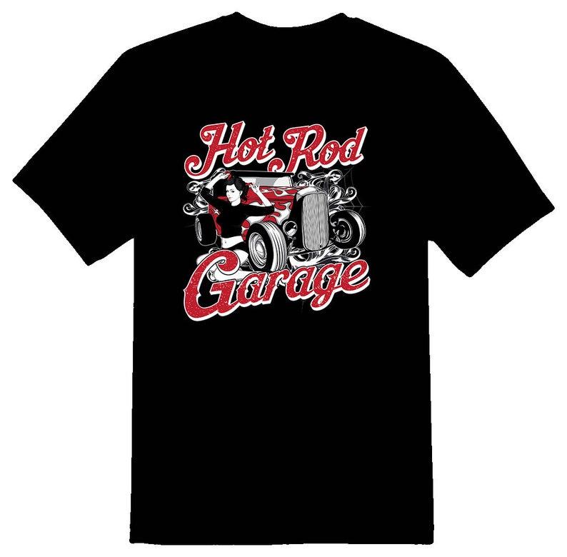 Hot Rod Garage II black tee