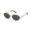 4Flaunt Retro Oval Sunglasses For Women & Men | Trending, Stylish & Durable Metal Frame Vintage 90s Sunglasses With UV 400 Protection Lenses