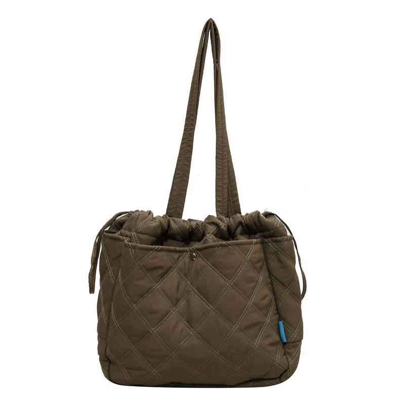 Large Capacity Bag Women's Shoulder Bag Rhomboid Tote Bag