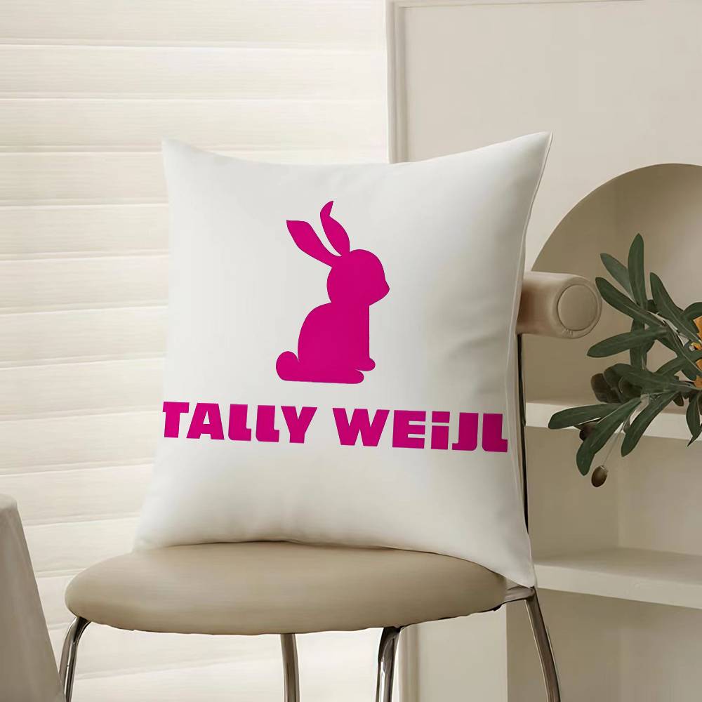 Модный и стильный дизайн Наволочка Tally Weijl-I Уютная наволочка для дивана-кровати Шёлковая элегантная Невидимая молния Декоративная наволочка