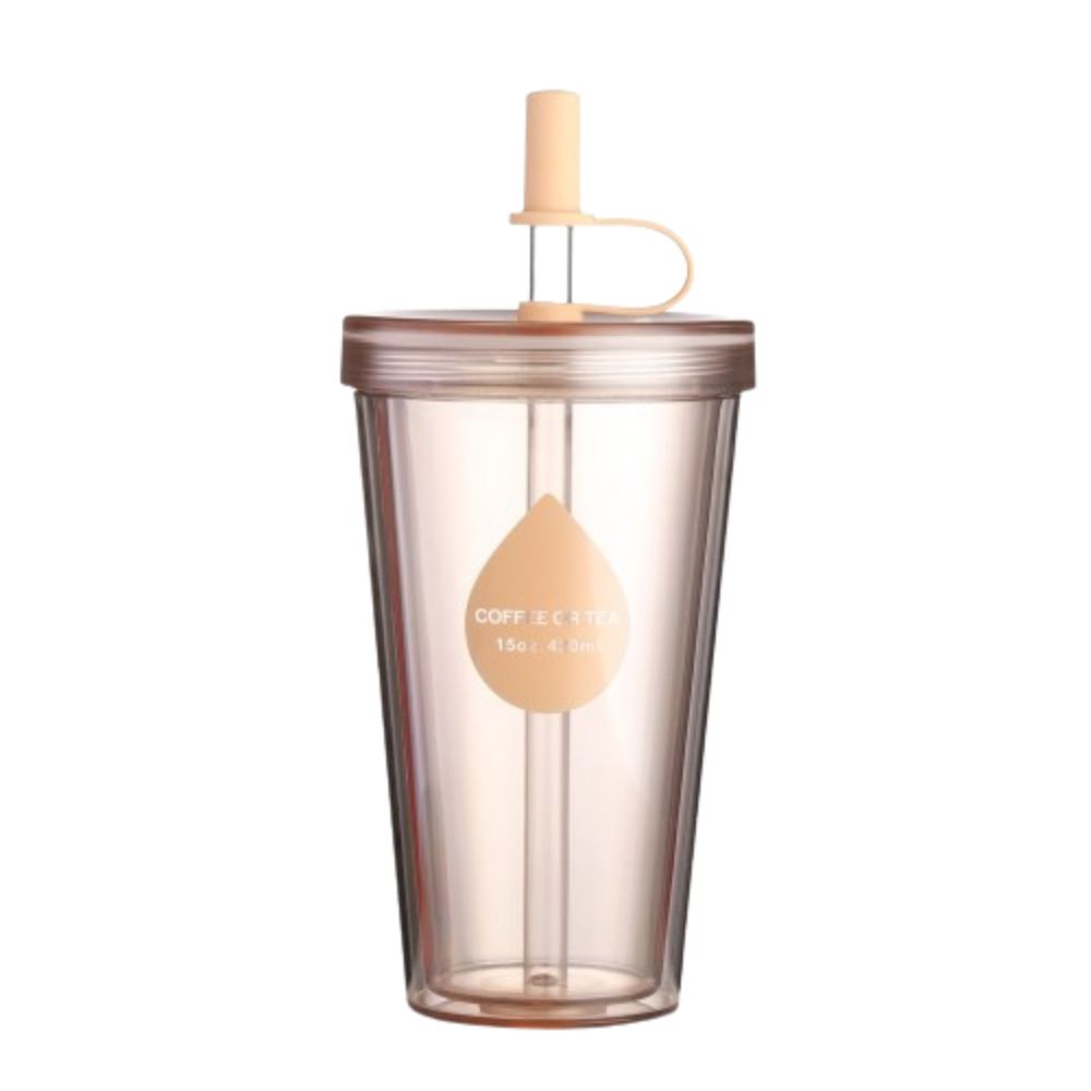 Прозрачные стаканы для холодного кофе Многоразовый стакан для воды Легко моющийся пластиковый стакан Летний