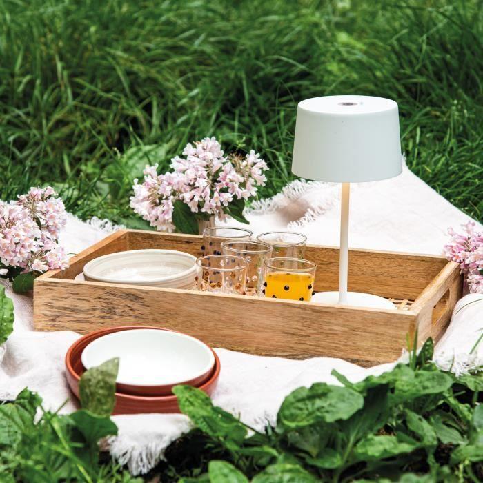 Lampe De Table - Zafferano - Olivia Pro Mini - LED Dimmable - Rechargeable - IP65 - 22 Cm