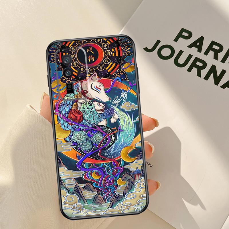 Чехол с китайским зодиаком Дракон Тигр для Xiaomi 15 14 Ultra 13T 14T 15T Pro 17 Pro Max POCO X7 Pro X3 X5 X6 F5 F6 F7 F8 Чехол