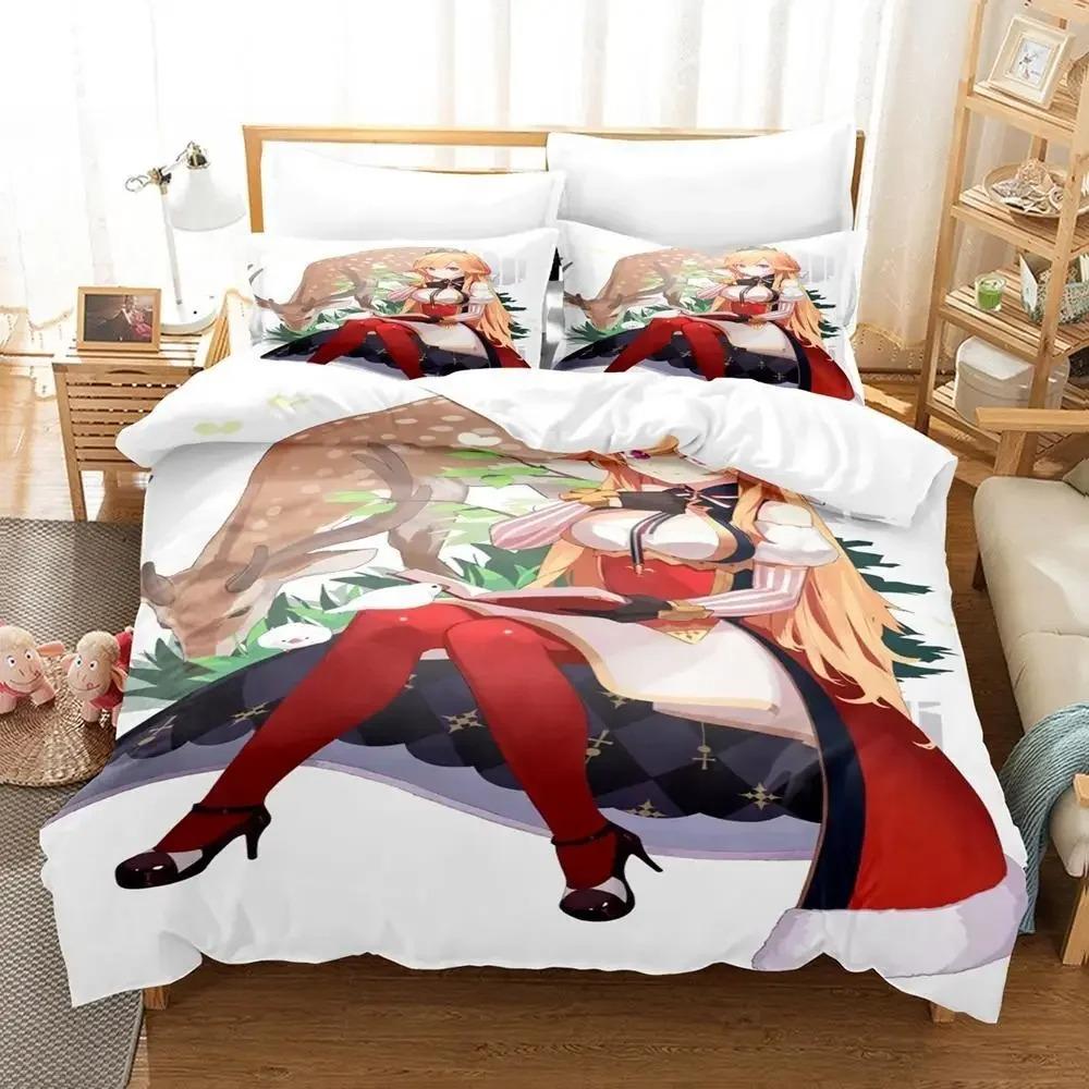 3D-принт аниме - комплект постельного белья Azur Lane односпальная кровать Twin Full Queen King Size для взрослых и детей, комплект постельного белья, комплект простыней