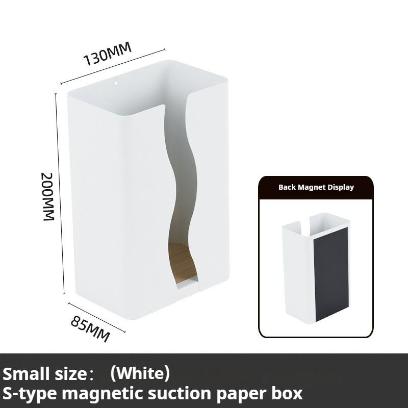 Подвесной держатель для бумажных полотенец, прочный, несущий нагрузку S-образный магнитный держатель для бумажных полотенец для кухни, ванной комнаты