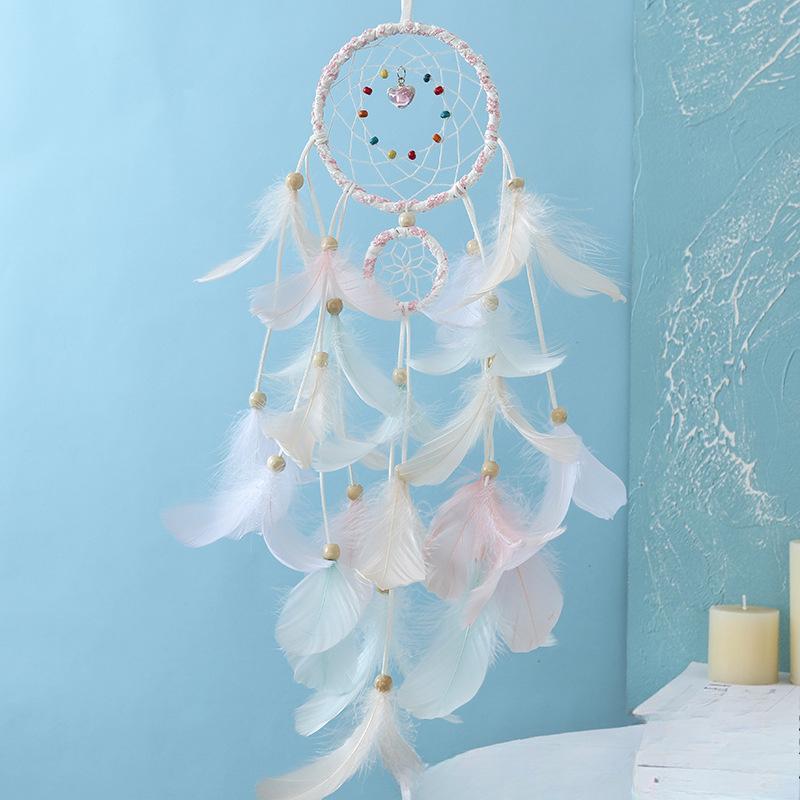 Серия Dreamcatcher Маленькие колокольчики в виде ловца снов Украшение в виде воздушного шара Подвесное настенное украшение для комнаты Украшение