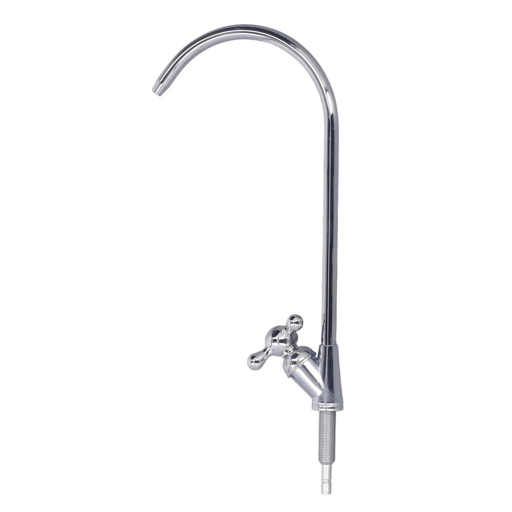 Кран для очистки воды Керамический латунный клапан 14 дюймов Быстрое соединение Холодный Одно отверстие Питьевая вода