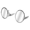 1 Pair Chrome Door Mirrors 3685955 Manual Folding Circular Outside Exterior Rearview Mirrors Fit for Impala Nova