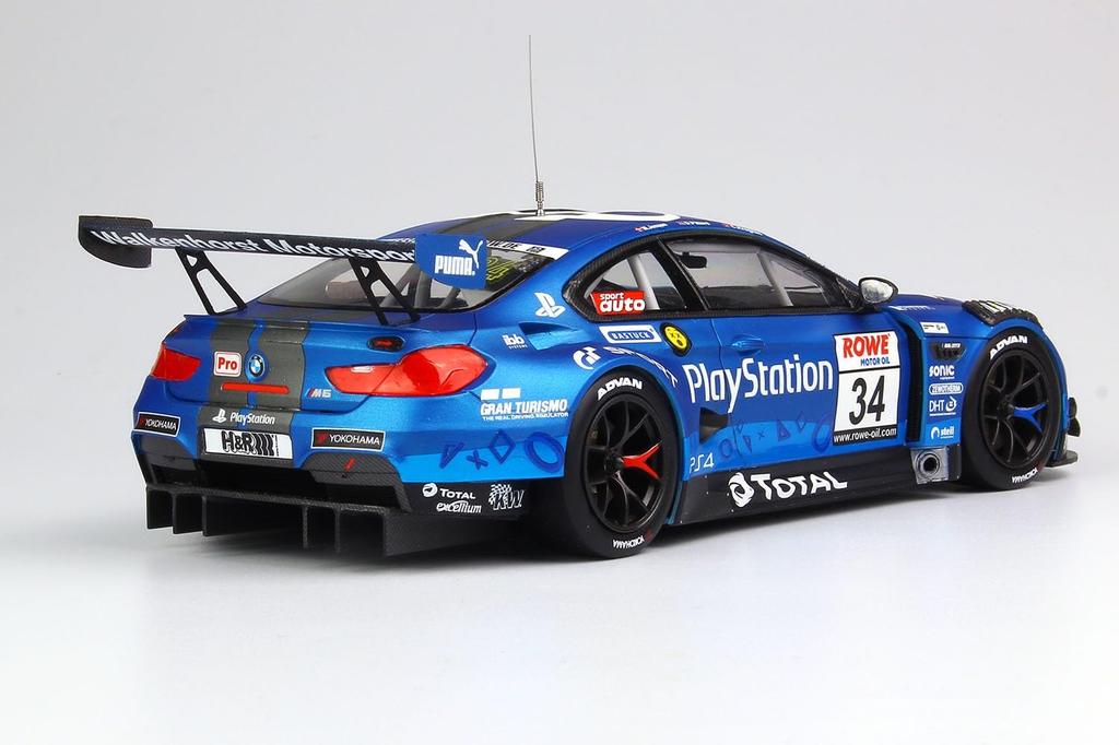 Racing Series BMW M6 GT3 2016 Nurburgring 24 Hour Race PS Plastic Model PN24027 Platz/NuNu 1/24 (Car)