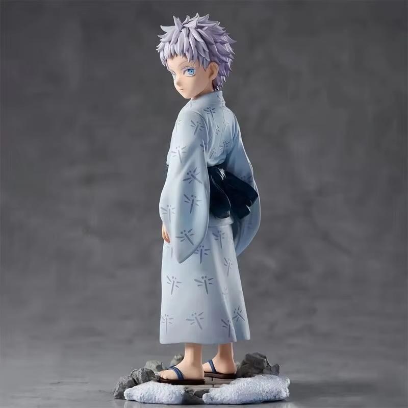 17 см Jujutsu Kaisen Годжо Сатору Аниме Фигурка Настольное Украшение Кукла Коллекционная Модель Модный Аксессуар Для Компьютерного Стола Для Мальчиков