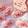 Снежок Маленький Милый 3-нитевой Плюшевый Короткий Велюровый Вязаный Декоративный Подушка Зажим Для Волос DIY Ручная Работа Крючком Вязаная Кукла Шарик Для Волос