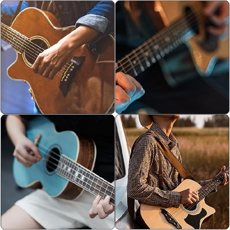 Guitar Preamp Amplifier Tuner Preamp Piezo Pickup Guitar Accessory 4 Band Equalizer Piezo Pickup Tuner Piezo Pickup