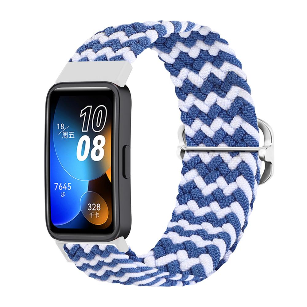 Braided for Huawei Band 8 Strap Adjustable Belt Smartwatch Accessories Wristband Elastic Nylon Bracelet For Huawei Band8 Band