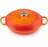 Сковорода Le Creuset gourmet professional, чугун, круглая, 30 см, 3.5 л, красная (21180300902430)
