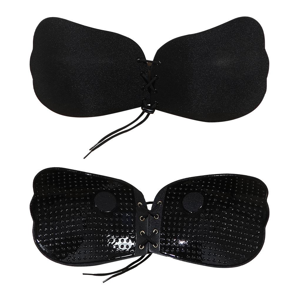 Дышащие невидимые накладки на соски «Крылья ангела» и бюстгальтер пуш-ап без бретелей для путешествий или свадебного платья