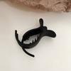 Simple Ponytail Hair Clip Solid Color Hairpin Fashion Small Hair Claw Clips  Girls