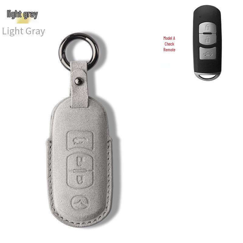 Премиальный замшевый чехол для ключей с пряжкой для Mazda CX-4, CX-5, Axela, Atenza и старой Mazda 6