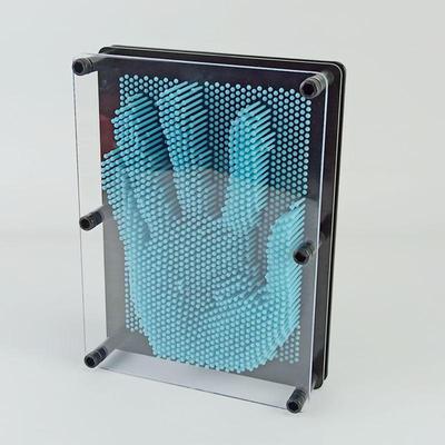 3D-отпечаток руки квадратный пластиковый игольное искусство для детей