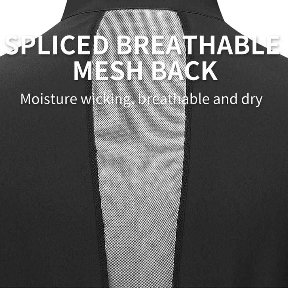 Wosawe Cycling Windbreaker Men Bicycle Vest Sleeveless Cycling Jacket Reflective Gilet Outdoor Sports Running Top