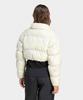 ADIDAS Glossy Two-In-One Crop Puffer - White / Jx2990