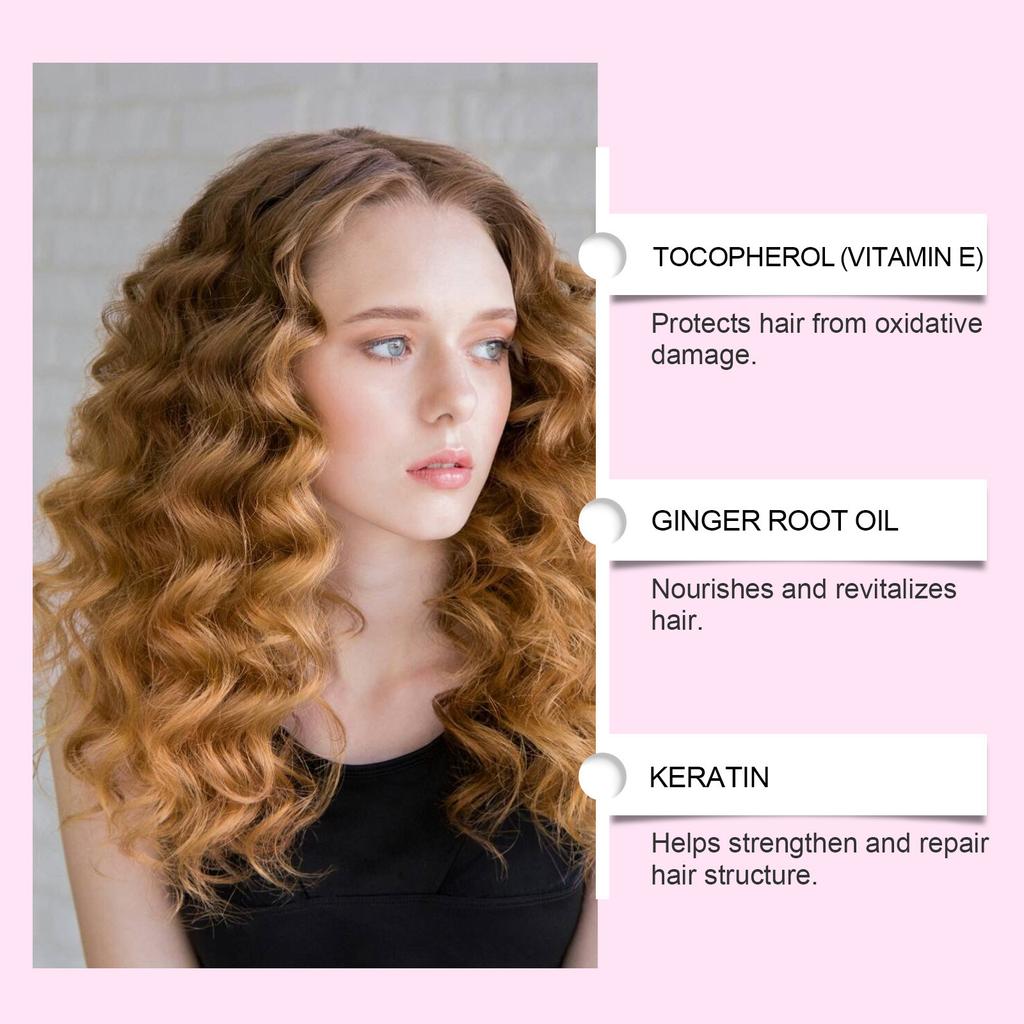 Спрей для ухода за вьющимися волосами Питает, защищает и завивает Спрей для ухода за волосами, который помогает придать форму вьющимся волосам и создать модный внешний вид, 100 мл