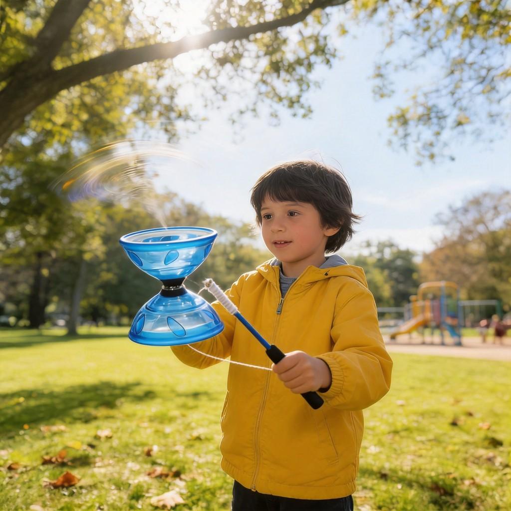 Educational Plastic Diabolo With Multiple Bearing Options For School And Recreation Use