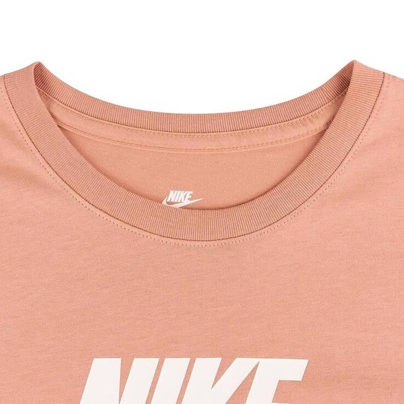 Nike Модная дышащая футболка с круглым вырезом и коротким рукавом женские топы DX7907-688