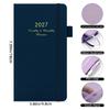 A6 2027 Schedule Planner Notepad Lightweight Office Work Planner To-do List Notebook  Yearly Record