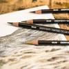 Дервент Цветные Угольные Карандаши Блистер, Водорастворимые Карандаши, Идеальны Для Растушевки И Смешивания, Профессиональное Качество