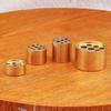 Brass Multi-Hole Incense Stand: Nine-Hole Burner, Small Incense Rest for Ceremonial Use.